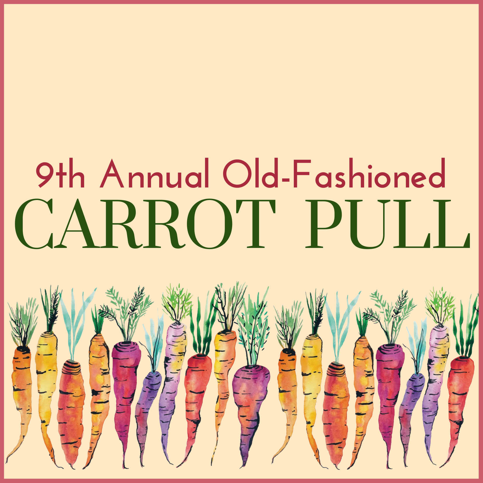 9th Annual Old-Fashioned Carrot Pull